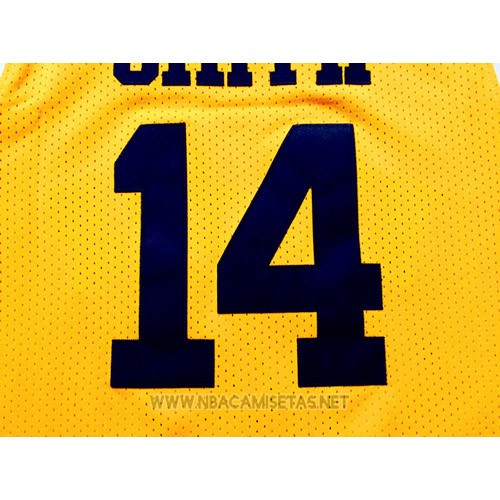 Camiseta Pelicula Bel-Air Academy Smith NO 14 Amarillo